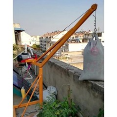 Electric Hoist Home Use Small Crane Lifting Machine Winch Hoist Crane 220V