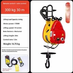 Electric Hoist 220V Compact Electric Hoist 0.5 TonneLifting AirConditioningHoist