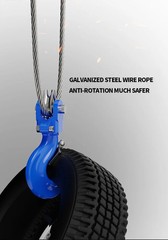 Electric Wire Rope Hoist New Condition Aluminum Alloy Material for Lifting Goods