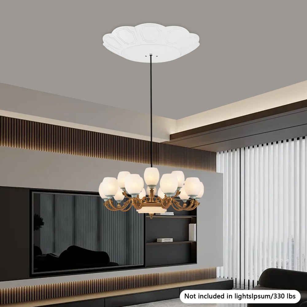 Ceiling Chandelier Decorative Cover Chandelier Hoist Lifter Cover 150 kg/330lbs