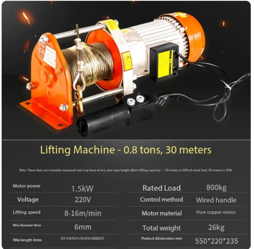 Electric Winches, Electric Hoists, Lifting Equipment, Cranes, Electric Winches