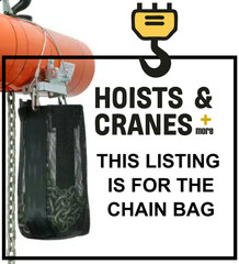 3810PNH CM LODESTAR 14″ HEAVY DUTY FABRIC CHAIN BAG FOR ELECTRIC CHAIN HOISTS