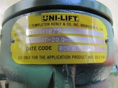 UNI-LIFT TEMPLETON KENLY YA011872 XM5-IT-20.0-H-TE POW-R-JAC SCREW JACK REBUILT