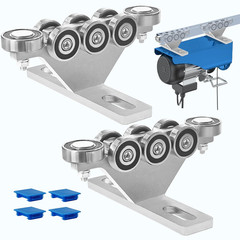 Hoist Trolley, 6+2 Wheel Unistrut Rollers – Anti-Lock & Anti-Fall, Electric Unis
