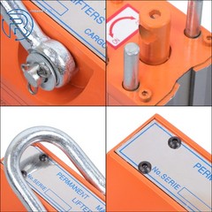 880 lbs/400 kg Magnetic Lifter Lifting Magnet 2.5 Safety Factor Neodymium Hoist