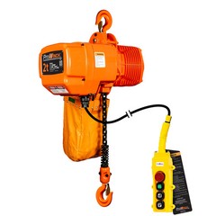 Prowinch 2 ton 4400 lb 208~240/440~480V 2 Speed Electric Chain Hoist 20ft. Lifti