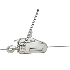 Tractel Griphoist Manual Wire Rope Hoist, 1 Ton (2,000 lb.), 30 ft. Lift, TU17