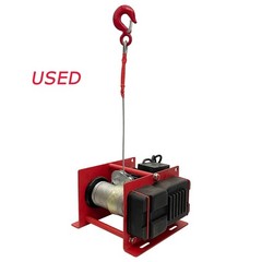 Used Electric Hoist Winch Crane Wire Rope Winding Machine 881-1763lbs 220V