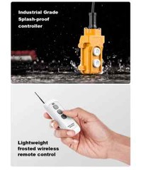 Micro Electric Hoist 220v Portable Crane, Building Remote Control Electric Hoist