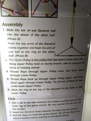 Rugged Gear 440 lb Gambrel and Pulley Hoist