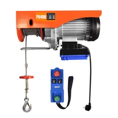 880lbs Mini Electric Hoist Winch Crane Lift WIRELESS Remote Control 110V/220V