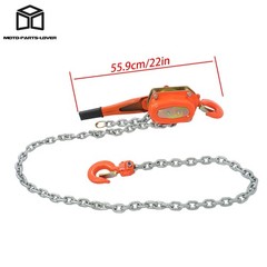 Wrench Block Steel Hoist Manual Lever Chain Hoist 6600lb Capacity 10ft G80 Chain