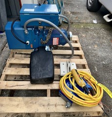 Demag Hoist DKUN 10-1000KV1, SWL 2/1 : 2500LBS, 3-PH, 4,82HP, 3380 RPM, 60 HZ