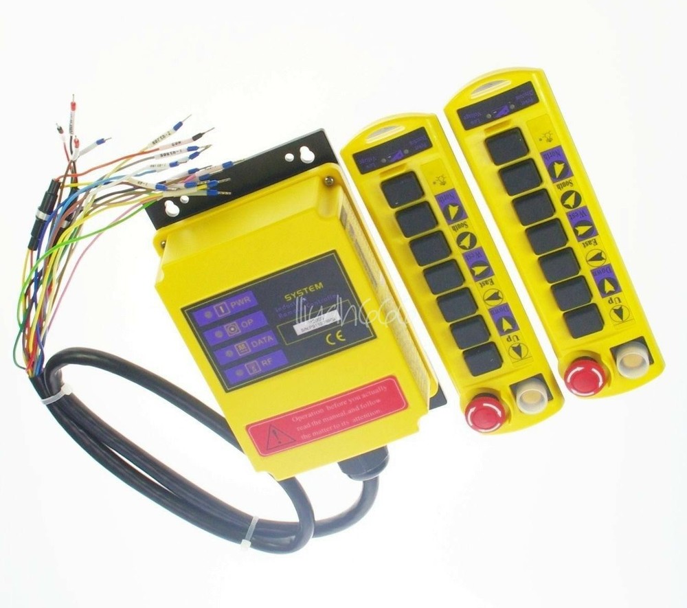2 Speed 2 Transmitters Hoist Crane industrial Control Construction Set B200S