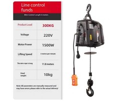 Electric Hoist 220V Home Use Mini Crane Lifter Remote-Controlled Electric Hoist