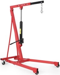 1.5 Ton Engine Hoist Lift ,Portable Hydraulic Cherry Picker Shop Crane 3000 LBS