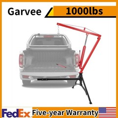 ✅Hydraulic Hitch-Mount Truck Crane Professional 2″ Hitch Receiver 1000lbs(MAX)