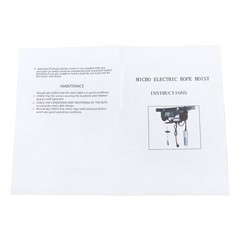 110V Mini Electric Hoist PA600 1320lbs & Wireless Remote Control Height 20-40ft