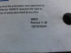 Meritor Wabco Anti-Lock Braking System (ABS) Maintenance Manual No. 30