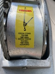 Lug-All 3000 Lbs Industrial Grade Cable Come Along Ratchet Winch Hoist Made U.S.