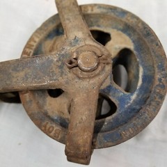 Chrisholm Moore Towanda NY USA Blue Boy 6″ Differiential Hoist Half Ton Pulley
