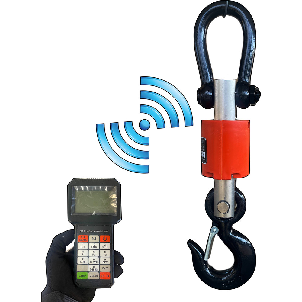 SellEton New Wireless Crane Scale 300 ft range Hanging Scale 10,000 lbs x 2 lb