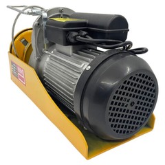 Electric Hoist Crane 2000 lb Winch with Wire Rope and Mount Plate