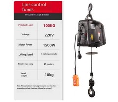 Electric Hoist 220V Home Use Mini Crane Lifter Remote-Controlled Electric Hoist