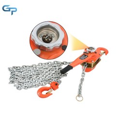 Wrench Hoist 6600lb Capacity 20ft Manual Lever Block Steel Chain Hoist G80 Chain