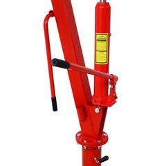 Hand Winch Pickup Truck Crane 2000-Lb. Capacity Red Hoist