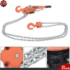 6 Ton 13200LB Lever Block Chain Hoist Ratchet Type Come Along Puller 10FT Lifter