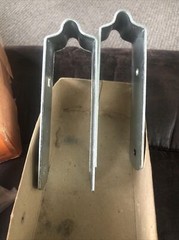 LAWRENCE BRO. INC #76 Zinc Plated HANGER For Doors 1 1/2” To 1 3/4” Thick -NOS-
