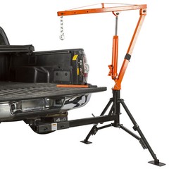 Elevate Outdoor Hydraulic Receiver Hitch Crane – 1,000 lb. Capacity