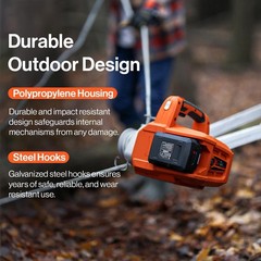 Capstan Winch – Cordless Brushless Motor, 2000Lb Max Pull Force, Portable Li-Ion