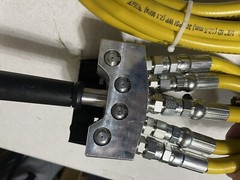Four Lever Air Pendant with Hoses. 33353301 or 33353406. CM Budgit Air Hoist.