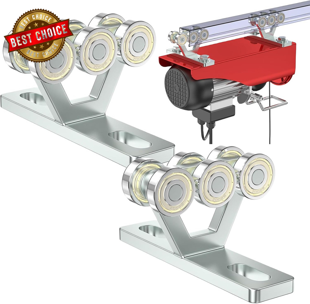 6 Wheel Hoist Trolley with Rollers Strut Trolley Assembly for Electric……….