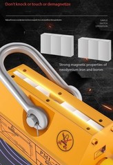 600kg Effort-Saving Design Permanent Magnet Chuck Powerful Magnetic Crane
