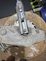 Come Along 3000 Lbs Double Rigged 1500 lb Single Rig Lincoln Hoist LH3000-30