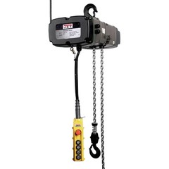 JET 144004K 460V 1 Ton 10 ft. Lift Electric Chain Hoist w/ Trolley New