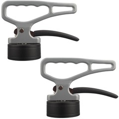 ULIBERMAGNET 2 Pack Strong Magnetic Pickup Tool,Strong Lift Magnet with black