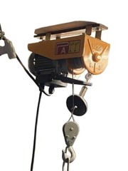 440lbs Electric Wire Cable Hoist Winch Engine Crane Lift, mounting bar with lags
