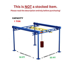 GORBEL WORKSTATION BRIDGE CRANE – 1 TON CAPACITY, GLCS-FS-2000-10-23-10