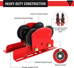 Electric Hoist Manual Trolley 1Ton Heavy Duty 2205LBS Capacity for PA600 to PA10