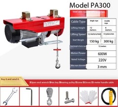 Electric Hoist Home Use Small Crane Lifting Machine Winch Hoist Crane 220V