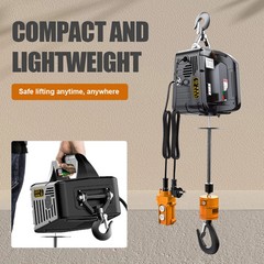 Crane Hoist Electric Hoist 220V 1500W Remote-Controlled Air Conditioning Hoist