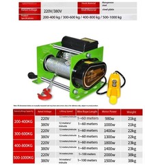 Electric Winches Electric Hoists Home-Use Cranes Quick-Lifting Small Cranes