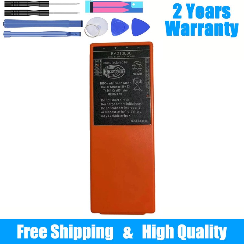 Battery for HBC Radiomatic BA210040 Radiomatic BA211060 Radiomatic BA213020 005-
