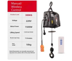 Electric Hoist 220V Home Use Mini Crane Lifter Remote-Controlled Electric Hoist