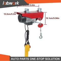 Labwork 440 lbs Lift Electric Hoist 110V Electric Winch Single/Double Slings