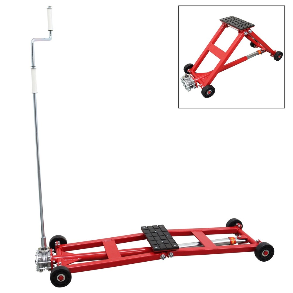 Portable Turbine Hoist Car Lift Car Maintenance Equipment 4.3in-18.5in Height